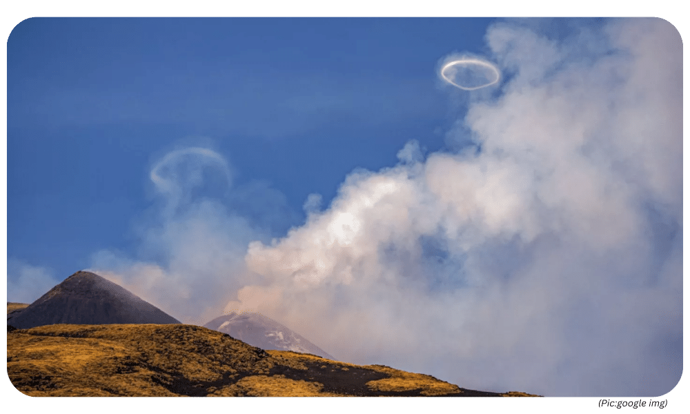 UPSC Current Affairs: Mount Etna, Europe’s largest volcano, puffs giant ‘smoke rings’ into sky!